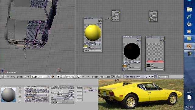 Blender Car Panel Modeling Tutorial #11 - Detomaso Pantera: Paint Nodes and Texturing смотреть онлайн