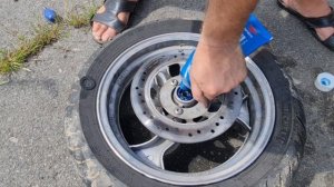 Замена смазки подшипников скутера переднего колеса