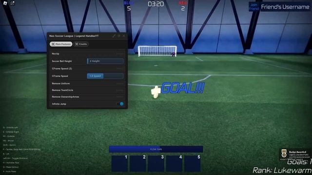 Neo Soccer League Script GUI Hack (AIMBOT, AUTO GOAL, BALL SIZE, AND MORE) *PASTEBIN* смотреть онлайн