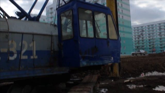 Настоящий экскаватор, кран и сваебойная установка смотреть онлайн