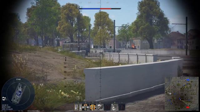 HEAVY ARMOR SMALL GUNS || CHURCHILL 1 || Realistic Battle (War Thunder) смотреть онлайн