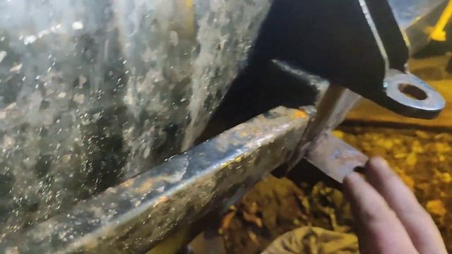 Отвал для снега на минитрактор, доработка