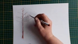 Шаг 13 3 1 Как нарисовать сосну Учись читать, малыш