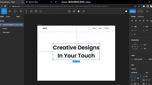 Sticky & Fixed Navbar In Figma Tutorial смотреть онлайн