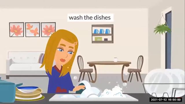 Daily Routine and Household Chores Vocabulary. смотреть онлайн