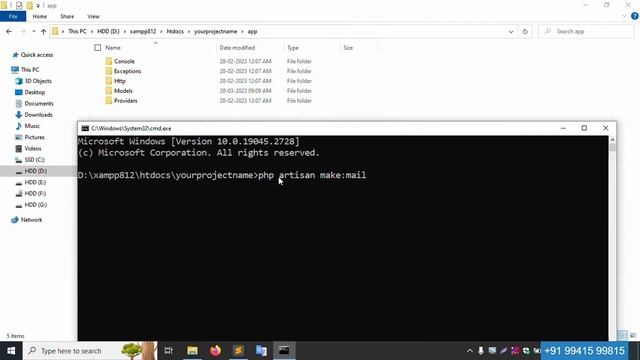 How to create Mail in laravel command смотреть онлайн