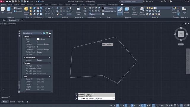 AutoCAD How To Break A Polyline смотреть онлайн