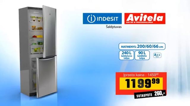 Indesit BIAAA 14 X šaldytuvas | AVITELA смотреть онлайн