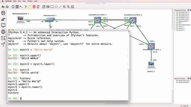 IPython: Powerful interactive Python shell - easy command line for network engineers. смотреть онлайн
