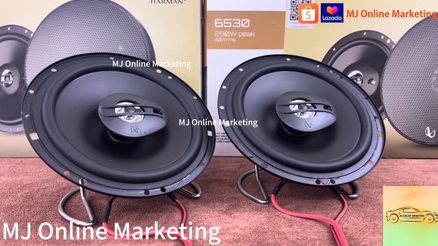 Infinity By Harman Alpha 6530 6.5 Inch 3way Coaxial Sound Testing *Bass Boosted+Sound Clarity Test*
