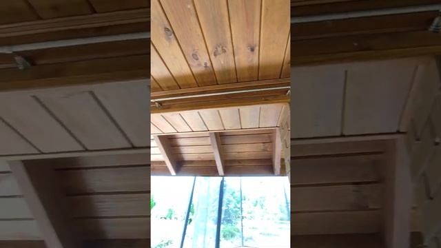 Уличные шторы. Монтаж карнизов и навешивание штор. смотреть онлайн