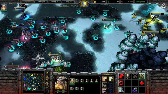Warcraft 3 4v4 136 Gryphs смотреть онлайн