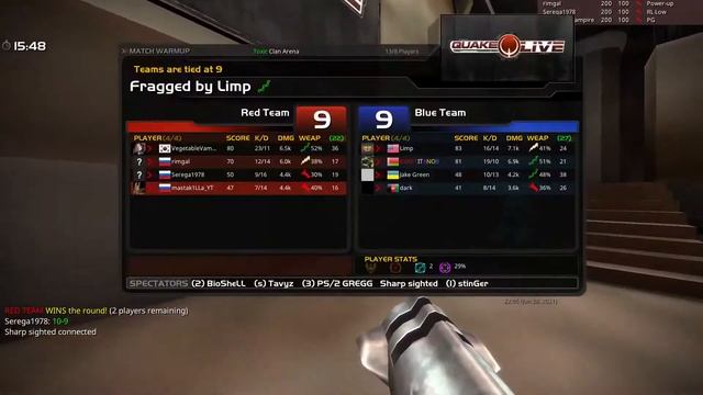 Сквозь QUAKE LIVE #32. Клан Арена Олдскул. Крошу горемык) QUAKE LIVE CLAN ARENA. смотреть онлайн