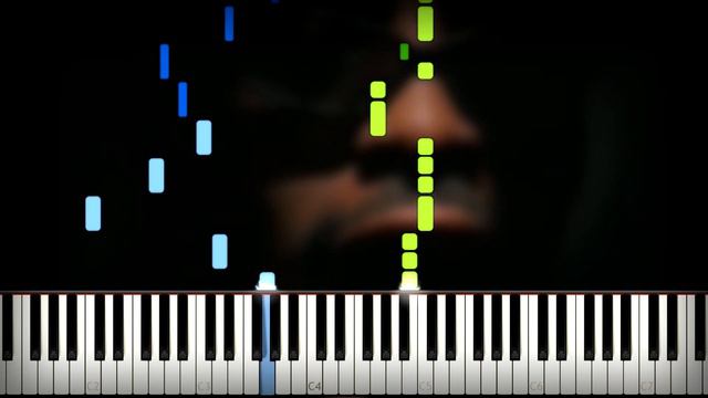 Coolio - Gangsta's Paradise Piano Cover (Sheet Music + midi) Synthesia Tutorial смотреть онлайн