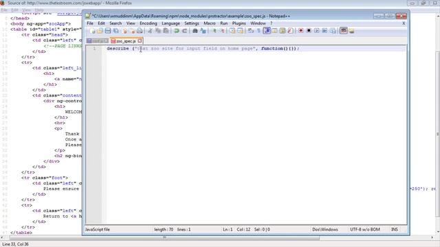 AngularJS Protractor Tutorial 02 (Configuration and Basic Test) | QAShahin смотреть онлайн