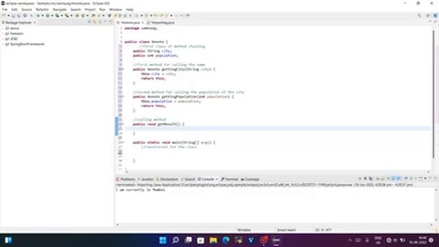Java Method Chaining Importing and extending classes Methods смотреть онлайн