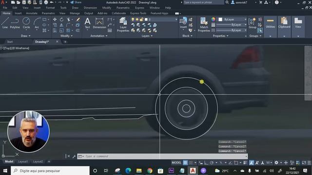 AutoCAD 2022 - Curso - Aula 17 - Raster Image para desenhar Blocos смотреть онлайн