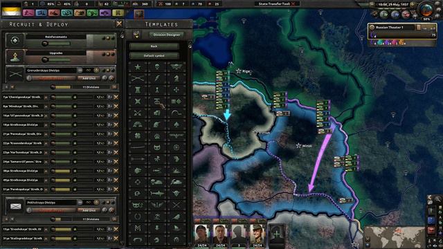Building The Russian Army || Ep.3 - Red Flood Russia HOI4 Lets Play смотреть онлайн