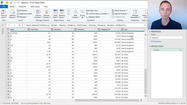 How To Combine Excel Tables And Worksheets With Power Query смотреть онлайн