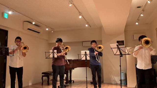 【Trombone Quartet Just4】Final Fantasy смотреть онлайн