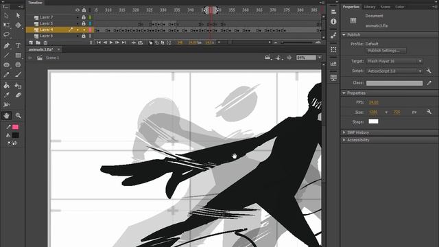 Advanced Flash Animation Tutorial | Distorting The Body In Action смотреть онлайн