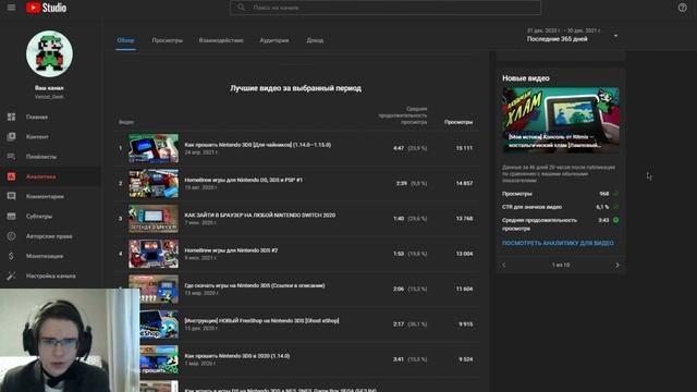 [С новым годом!] Статистика канала и новогоднее поздравление смотреть онлайн