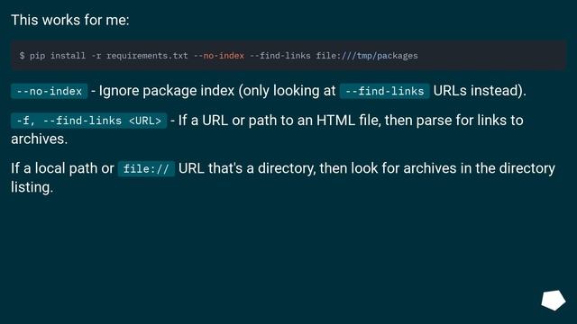 How can I install packages using pip according to the requirements.txt file from a local directory? смотреть онлайн