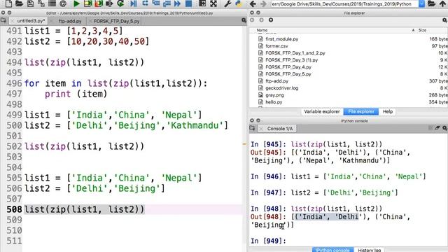 Day-5 | Part-1 | Learn Python | Functions | Zip | RTU | BTU | смотреть онлайн