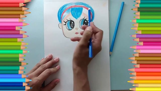 Рисуем девочку | Милая девочка | Рисуем сами смотреть онлайн