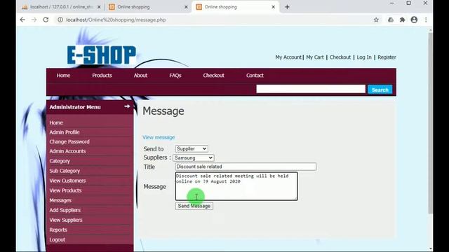 Online Shopping System - PHP & MySQL Project смотреть онлайн