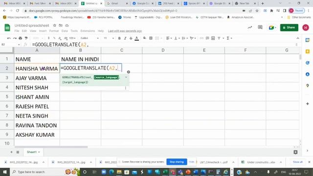 Convert English words to Hindi or any other regional language in excel,Learn excel tips with Hanish смотреть онлайн