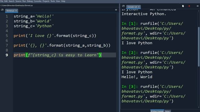 What is format() Method in Python | Why do we use Format Method in Python? смотреть онлайн