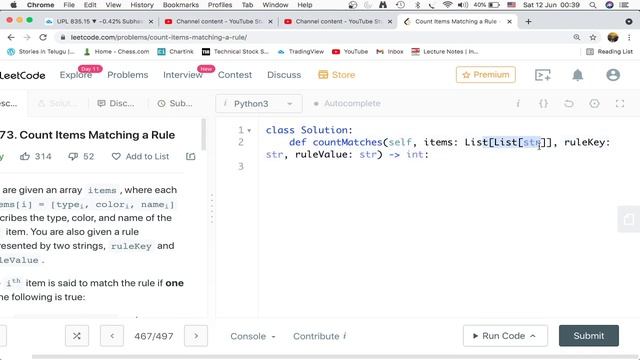 LeetCode:1773. Count Items Matching a Rule || Easy|| Python|| Telugu|| Beginners Tutorial|| Naveen смотреть онлайн