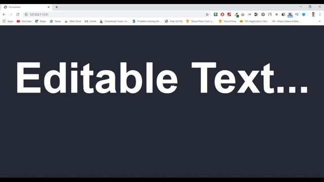 Editable text effect in HTML CSS | How to create Editable Text effect in html | 3D Text in HTML CSS смотреть онлайн
