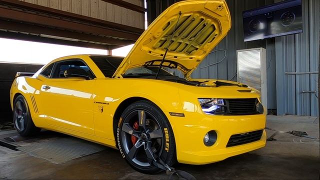 2012 Camaro SS Cam, Headers and Intake on the Dyno at Serious HP. смотреть онлайн