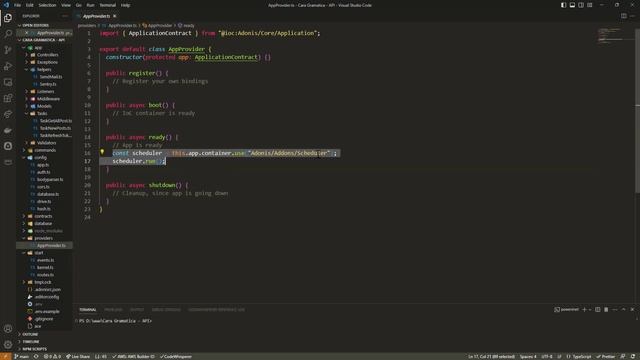 Adonis 5 - Cron Job start automático - adonis5-scheduler смотреть онлайн