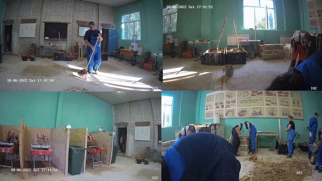 ГБПОУ ВО "ЛАТТ" Демонстрационный экзамен, Кирпичная кладка. 20.06.2022, Смена 1 смотреть онлайн