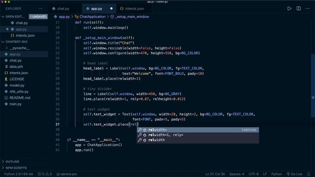 Create A Chatbot GUI Application With Tkinter - Python Tutorial смотреть онлайн