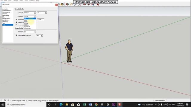 HOW TO SET UP UNITS IN SKETCHUP PRO SOFTWARE, AUTOCAD FILE IMPORT SET UP смотреть онлайн
