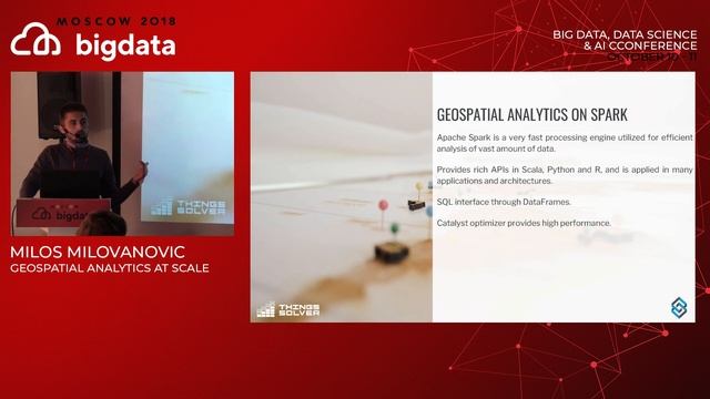 Milos Milovanovic - Geospatial Analytics at Scale смотреть онлайн