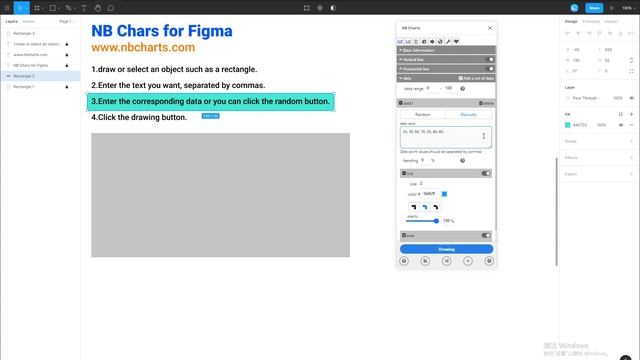 Draw a line chart with Figma Plugin(NB charts) смотреть онлайн