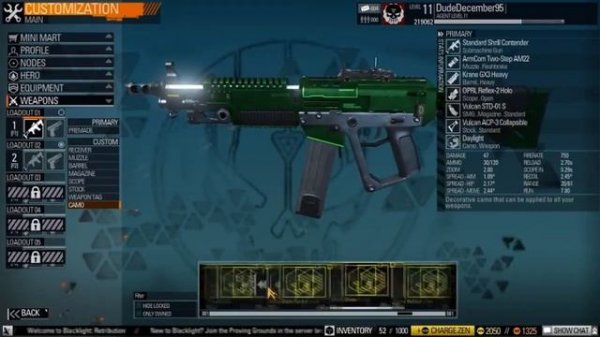 Blacklight Retribution - Spending 50,000 Zen - Permanent Armor + 55 Power SMG Build