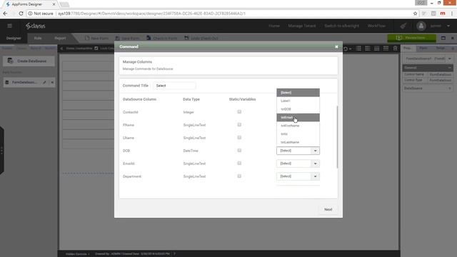 Form DataSource(2) - Select a record from MS SQL Table смотреть онлайн