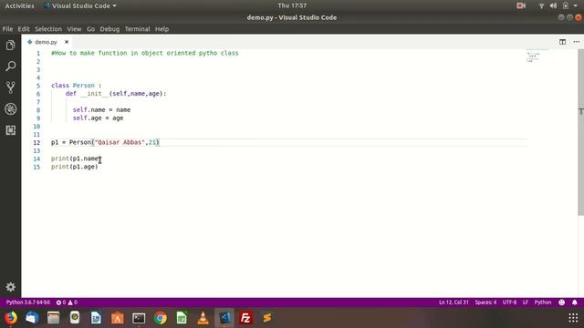 How to make constructor in python init function смотреть онлайн