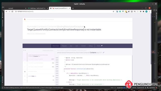Email verification using Laravel Fortify - EP17 - Laravel 8 User Login and Management System смотреть онлайн