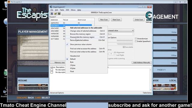 The Escapists 2 Freeze Time Cheat Tmato Cheat Engine смотреть онлайн