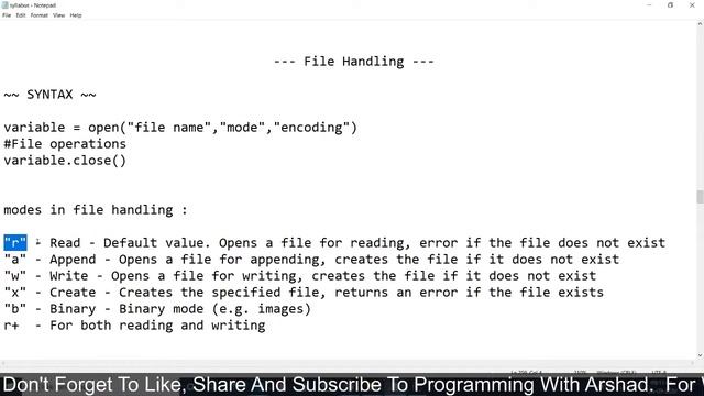 File Handling In Python. Python Tutorials With Arshad#23. смотреть онлайн