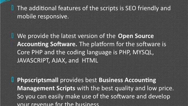 PHP Business Accounting Software |Open Source Accounting Software | PHP Accounting software смотреть онлайн