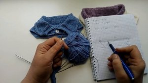 Воротник спицами  .Как связать воротник к кофте..KNIT COLLAR WITH KNITTING NEEDLES.