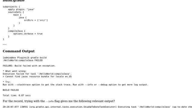 Why is Gradle trying to find a resource bundle for my project? смотреть онлайн